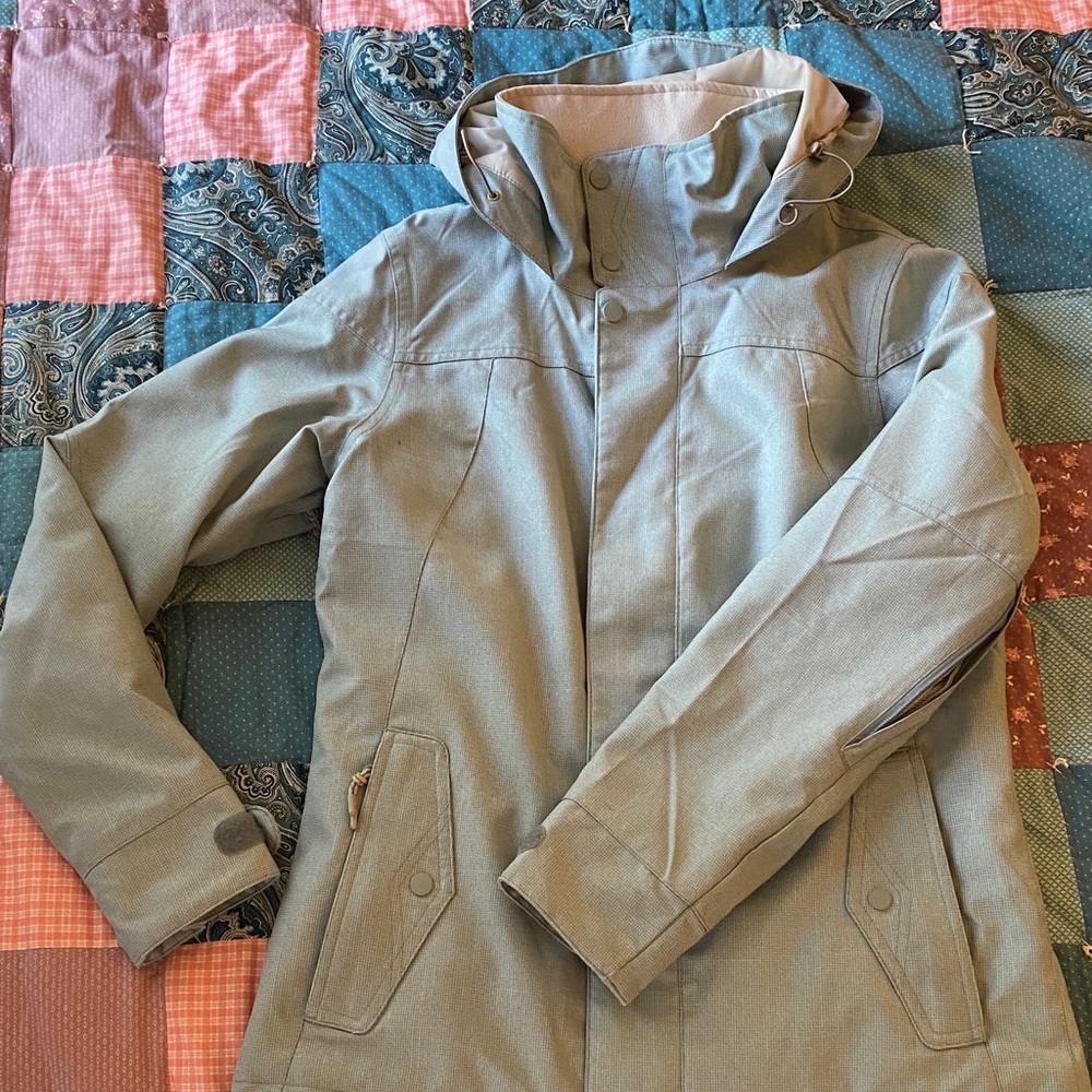 Women’s Burton Light Blue Ski Coat - Weather-Resistant Jacket
